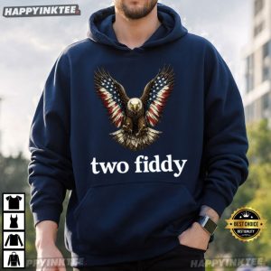 Two Fiddy Eagle Patriotic Meme 4th of July T Shirt (2)