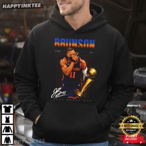 Jalen Brunson MVP NBA Championship Trophy Knicks Fan T Shirt (2)