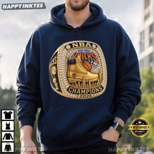 New York Knicks NBA Champions 2026 Ring T Shirt (2)