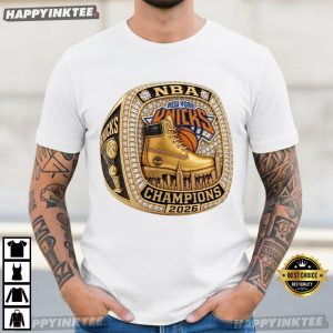 New York Knicks NBA Champions 2026 Ring T Shirt (3)