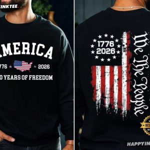 America 250 Years of Freedom We The People Patriotic 4th of July T Shirt (4)