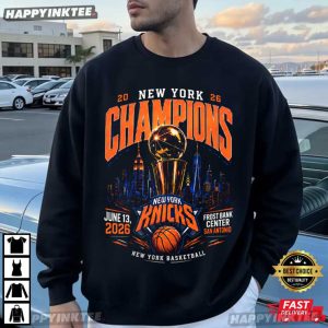 New York Knicks Champions 2026 Basketball T Shirt (1)