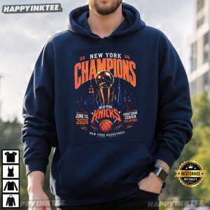 New York Knicks Champions 2026 Basketball T Shirt (2)