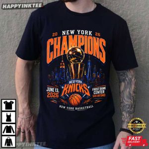New York Knicks Champions 2026 Basketball T Shirt (3)