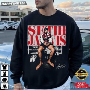 Seth Jarvis Carolina Hurricanes Ice Hockey Trophy 2026 Champions T Shirt (1)
