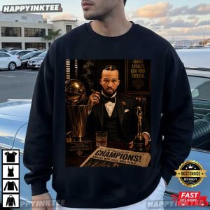 Jalen Brunson The Godfather New York Knicks Champions NBA Finals 2026 T Shirt (1)