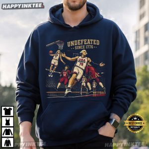 Undefeated America Founding Fathers Basketball 4th of July T Shirt (2)