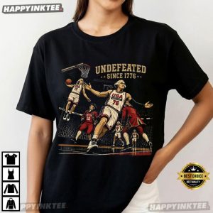 Undefeated America Founding Fathers Basketball 4th of July T Shirt (3)