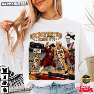 George Washington Undefeated Since 1776 Patriotic Basketball T Shirt (1)