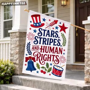 Stars Stripes And Human Rights Anti Trump 4th Of July Flag (4)