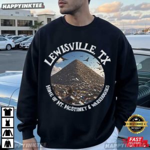Lewisville Texas Trash Mountain Warehouse T Shirt (1)