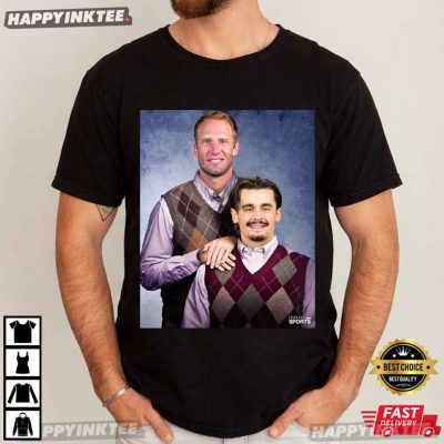 Seth Jarvis And Jordan Staal Step Brothers Funny Hockey Meme T-Shirt