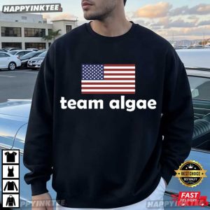 Team Algae American Flag Funny Political T Shirt (1)