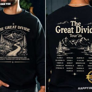 Noah Kahan The Great Divide Tour 26 Folk Music Inspired T Shirt (4)