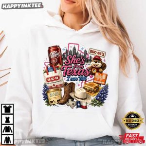 She's From Texas I Can Tell Texas Pride T Shirt (2)