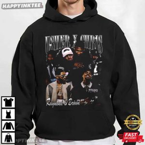 Chris Brown Usher Raymond Concert Hip Hop R&B Fan Gift T Shirt (2)