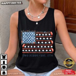 Two Fiddy USA 250th Anniversary 4th Of July Golf T Shirt (3)