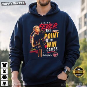 Sophie Cunningham Indiana Fever The Point Is To Win Games T Shirt (2)