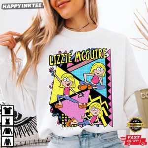 Lizzie McGuire 90s Cartoon T Shirt (1)