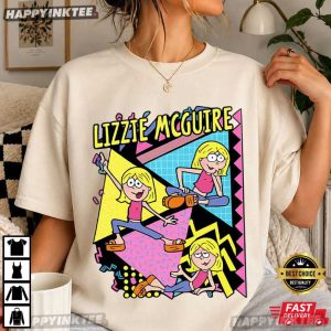 Lizzie McGuire 90s Cartoon T Shirt (3)
