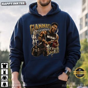 Giannis Antetokounmpo Greek Freak Miami Heat Basketball T Shirt (4)