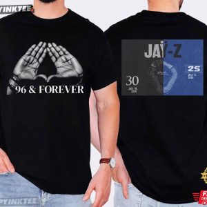 Jay Z 30 96 & Forever Concert Yankee Stadium T Shirt (4)
