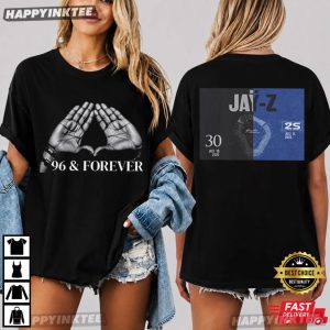 Jay Z 30 96 & Forever Concert Yankee Stadium T Shirt (3)