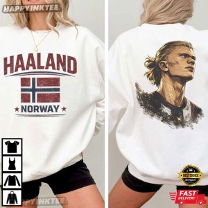 Haaland Norway Football Soccer Fan Gift T Shirt (1)
