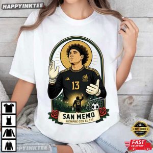 Guillermo Ochoa San Memo Mexico Goalkeeper Soccer Fan T Shirt (4)
