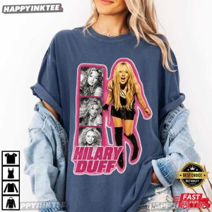 Hilary Duff Graphic Fan Gift T Shirt (4)