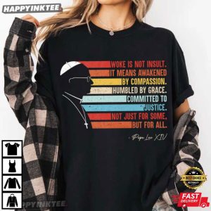 Pope Leo XIV Woke Is No Insult Catholic Faith T Shirt (4)