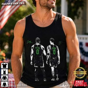 Jayson Tatum Jaylen Brown Basketball Retro 90s Graphic T Shirt (4)