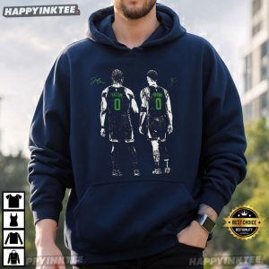 Jayson Tatum Jaylen Brown Basketball Retro 90s Graphic T Shirt (2)