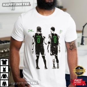 Jayson Tatum Jaylen Brown Basketball Retro 90s Graphic T Shirt (3)