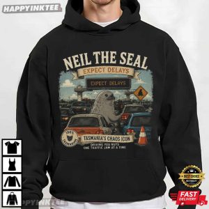 Neil The Seal Expect Delays Tasmania's Chaos Icon Elephant Seal T Shirt (2)