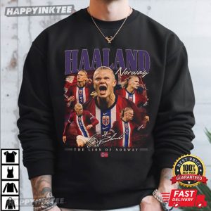 Erling Haaland The Lion Of Norway World Cup 2026 T Shirt (1)