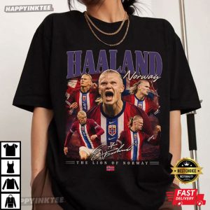 Erling Haaland The Lion Of Norway World Cup 2026 T Shirt (3)