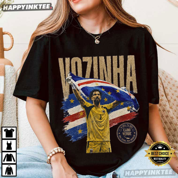 Vozinha Cabo Verde Goalkeeper World Cup 2026 Football T-Shirt Vozinha Cabo Verde Goalkeeper World Cup 2026 Football T-Shirt