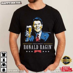 Ronald Ragin Funny Patriotic Beer American Drinking 4th of July T Shirt (3)