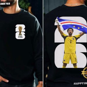 Vozinha Goalkeeper Cape Verde Fifa World Cup 2026 Football T Shirt (2)