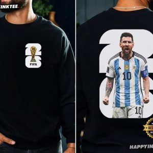 Lionel Messi Argentina World Cup 2026 Football Fan T Shirt (3)