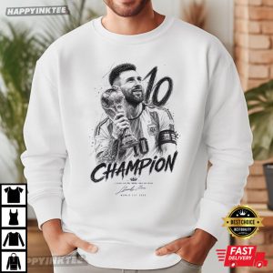 Lionel Messi World Cup 2026 Champion Goat Football T Shirt (7)