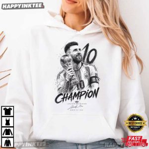 Lionel Messi World Cup 2026 Champion Goat Football T Shirt (5)