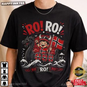 Ro Ro Norway Viking Black Dragon Longship World Cup 2026 T Shirt (4)