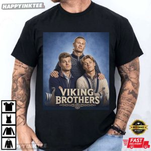 Viking Brothers Norway Erling Haaland Alexander Sørloth Kristian Thorstvedt T Shirt (3)