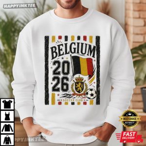 Belgium World Cup 2026 Soccer Fan Gift T Shirt (1)