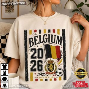 Belgium World Cup 2026 Soccer Fan Gift T Shirt (2)