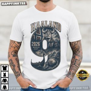 Erling Haaland 9 World Cup 2026 Football T Shirt (4)