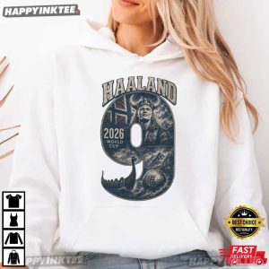 Erling Haaland 9 World Cup 2026 Football T Shirt (2)