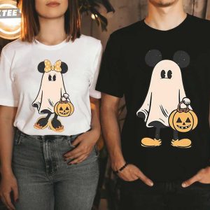 Mickey And Minnie Spooky Season Halloween Couples Shirts (4)